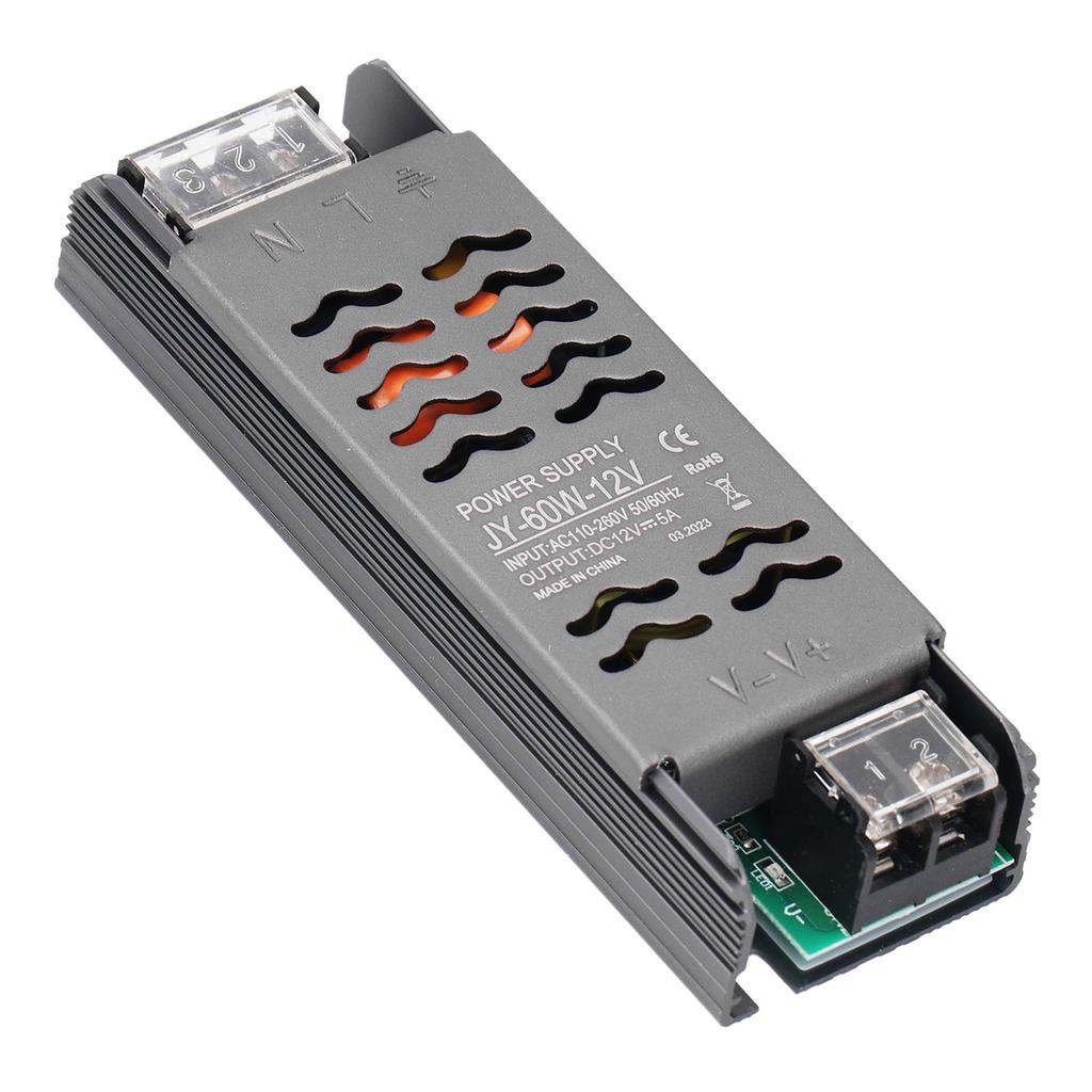 Светодиодный драйвер питания DC 12V 60W Трансформатор постоянного напряжения для светодиодной ленты Инженерный проект