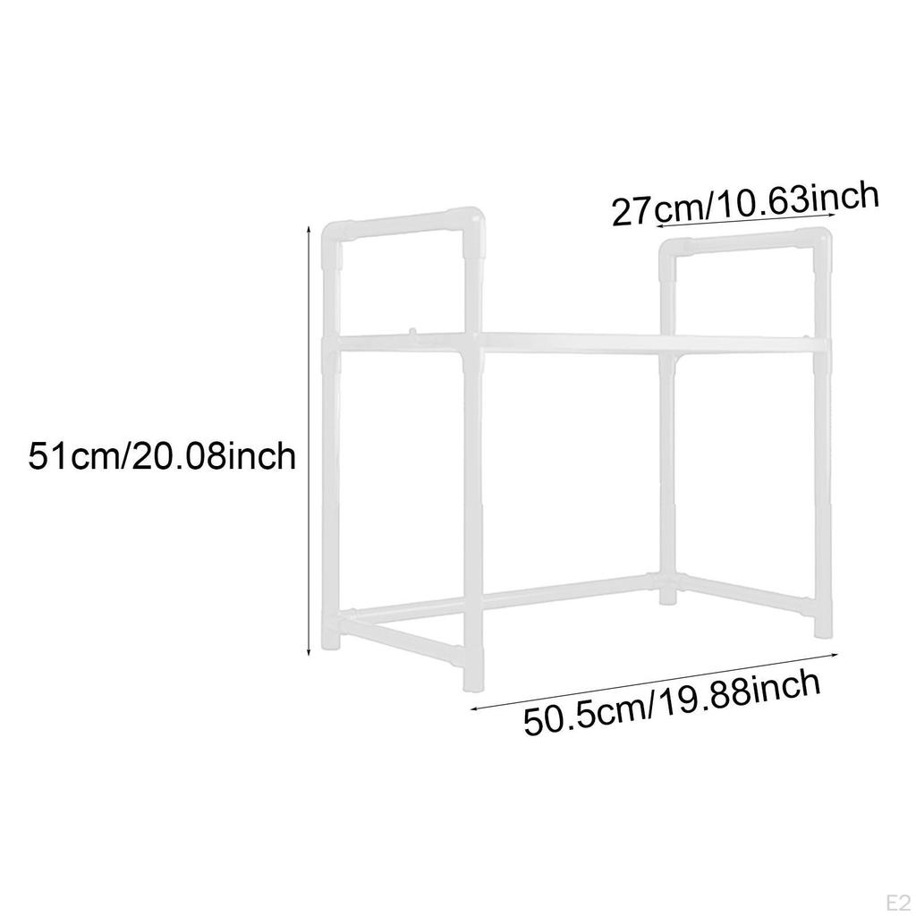Microwave Oven Storage Rack Counter Organizer Shelf Multifunction