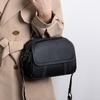 Korean Style Women's Genuine Leather Small Round Shoulder Bag - 2024 Fashion Messenger Handbag