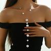 Универсальное длинное ожерелье в стиле ретро с имитацией жемчуга - дизайн в европейском, американском, японском и корейском стиле