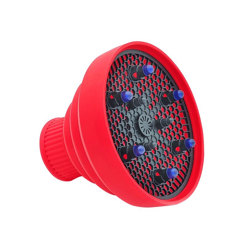 Складной силиконовый диффузор для фена: Водонепроницаемая, выдвижная накидка для завивки и укладки