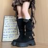 Two Wear Thick-soled Boots, Women's 2025 Autumn New Models, But Knee Suede Boots, Thin Stacking Boots, Tall Knight Boots