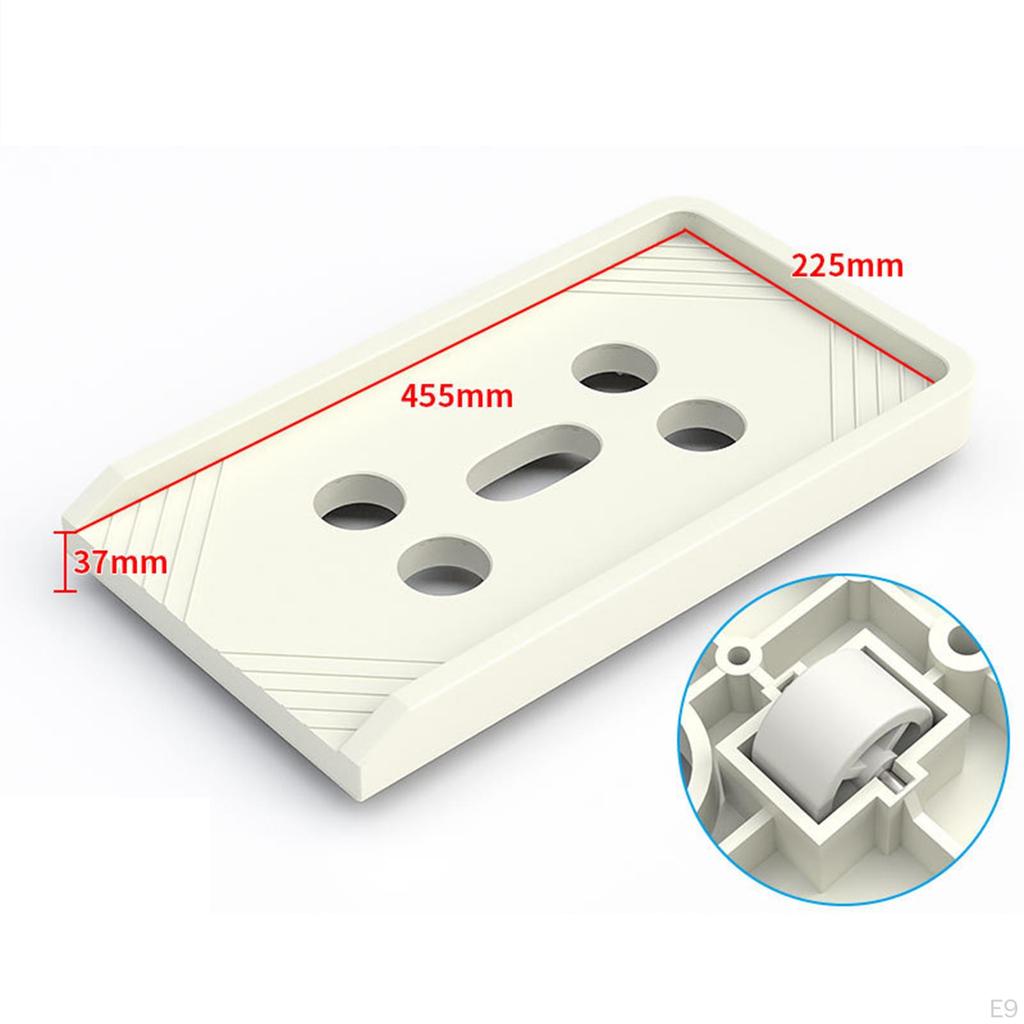 Мобильная тележка-подставка на колесиках для корпуса компьютера (CPU Rolling Holder Stand Computer Mainframe Bracket with 4 Caster Mobile Cart PC)