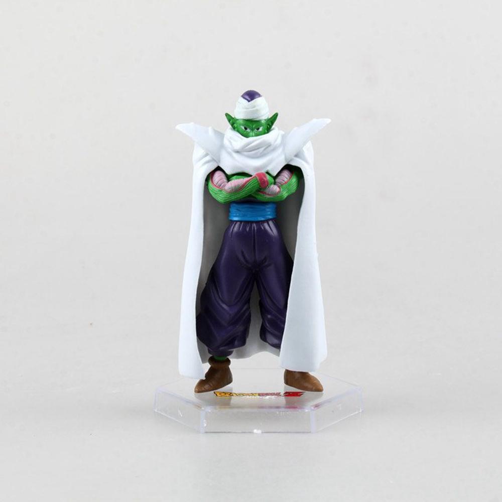 15CM 6Pcs/1Set Dragon Ball Figure Son Goku VegetaFrieza Piccolo Kulin Standing Anime Model Toy Gift Set Action Figure PVC