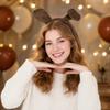 Ободок с ушками собаки, аксессуар для костюма, для косплея и вечеринок