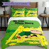 3pcs Duvet Cover Set (1*Duvet Cover + 2*Pillowcase, Without Core), Alfons Aberg Print Bedding Set, Bedroom Decor, All‑Season, Birthday Gift