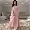 2025 Spring Middle East Women's Fashion: Chic Waist-Cinching Long Dress
