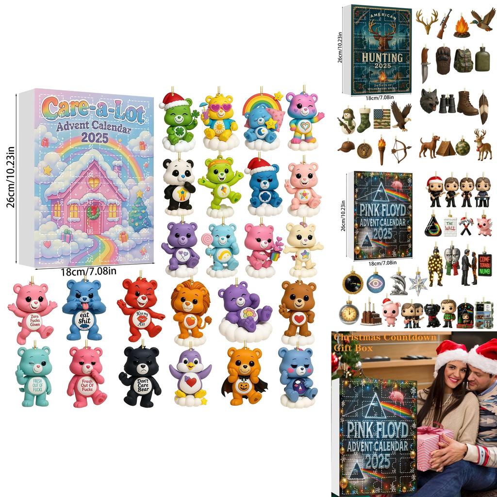 Hamburgers Fries Football Team Christmas Blind Box Tree Acrylic Ornament For Holiday Decor And Gift Giving