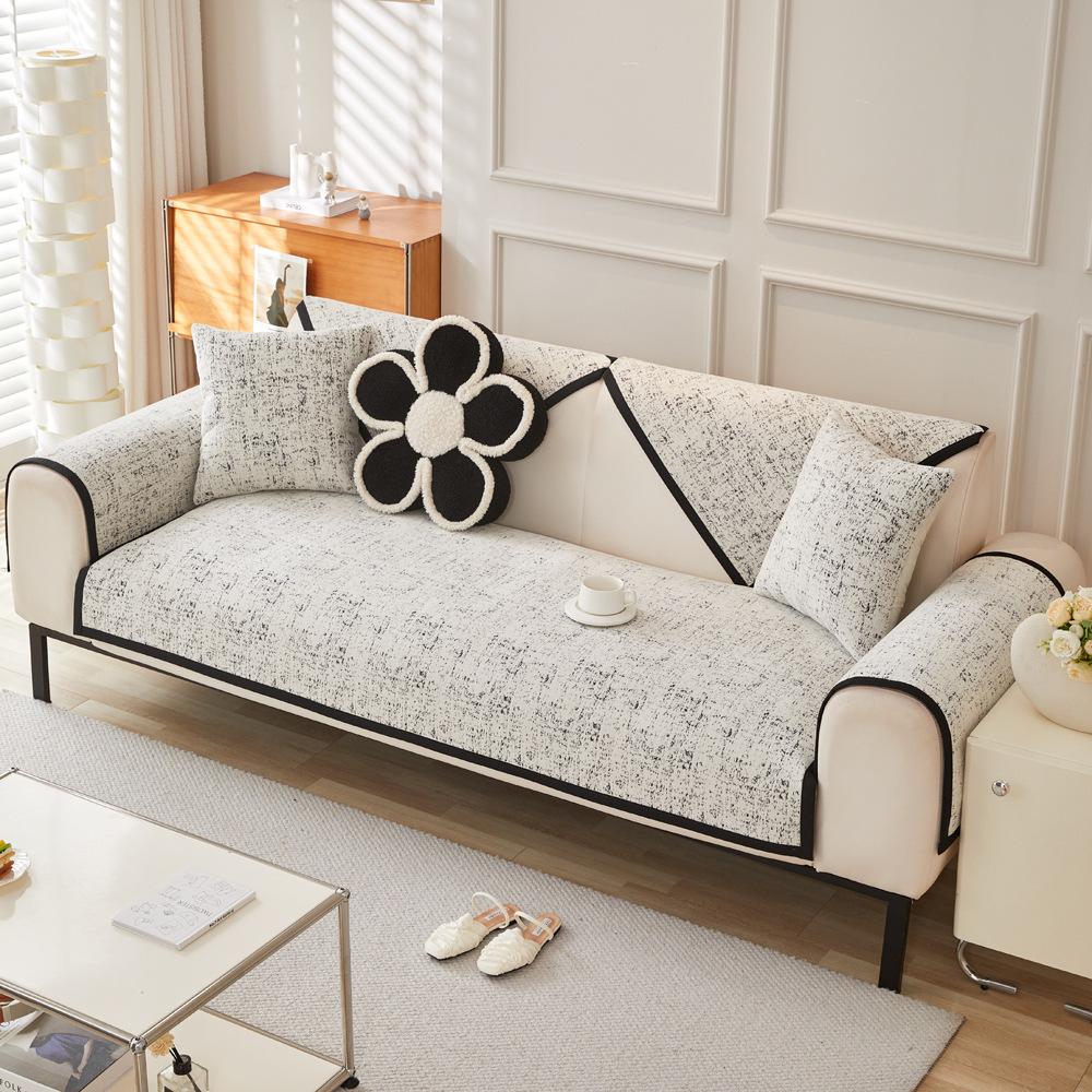 Spring Chenille Sofa Cushion Four Seasons Universal Non-Slip Cushion Blanket Sofa Cover Backrest Cover Towel