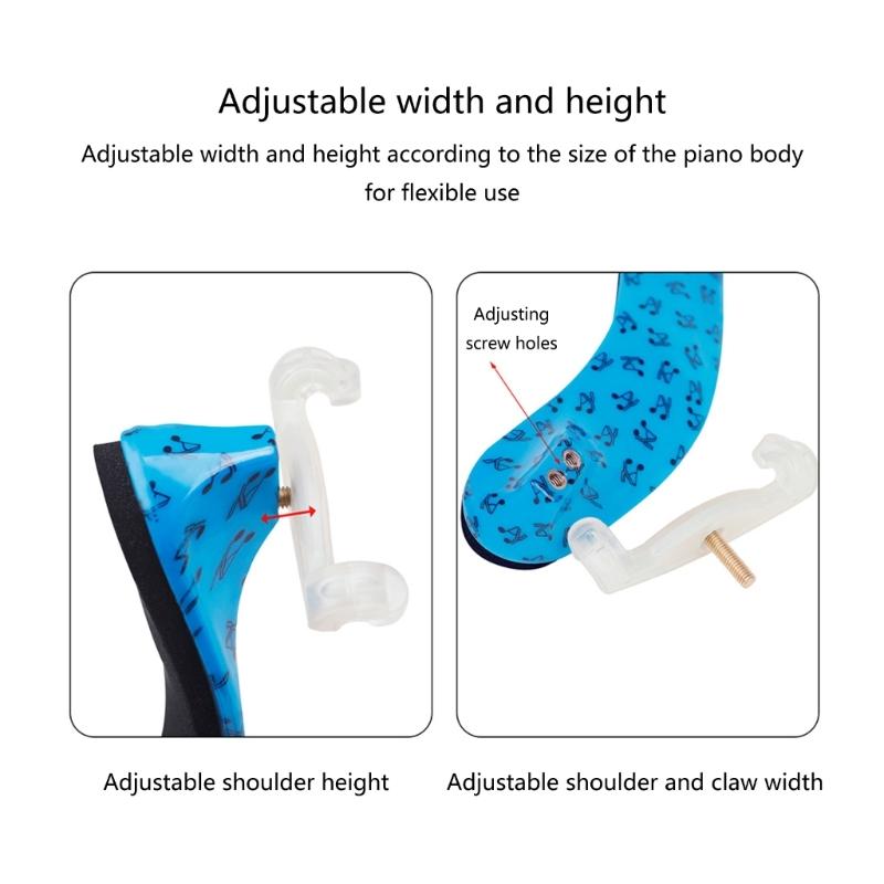 Удобный плечевой упор для скрипки 4/4 и 3/4 Универсальный плечевой упор для скрипки с регулируемыми по высоте ножками Прочный