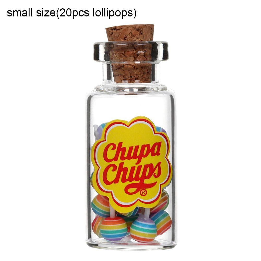 Toys Photography Props Candy Box Lollipops With Jar Simulation Sugar Dollhouse Miniature Food