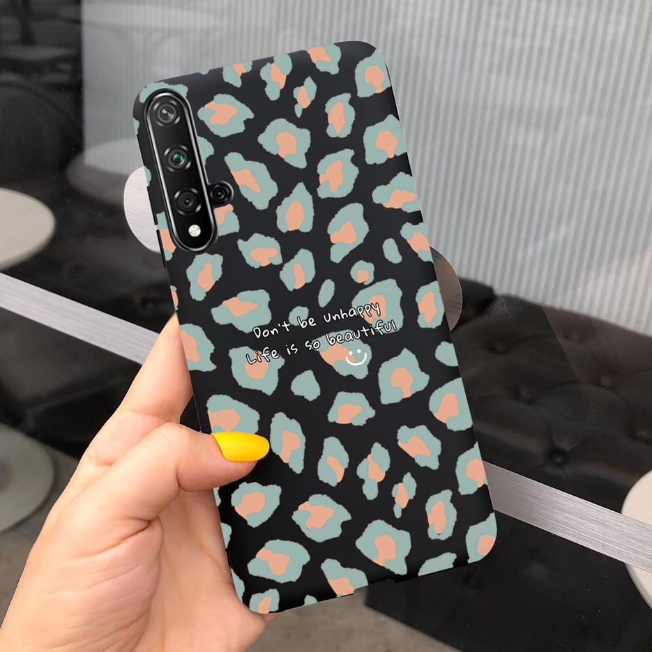 For Huawei Nova 5T Case Honor 20 Fashion Art Painted Cover Soft Slim Phone Case For Huawei Nova 5T 5 T Honor20 Back Cover Bumper