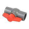 PVC Ball Valve Compact T Handle Water Shut Off Connector Easy Install Pipe Fitting for