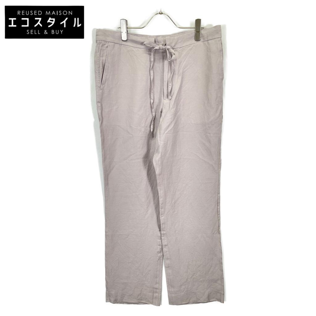 AURALEE Light Purple A21SP025D SILKLINEN DOBBY SLACKS Pants Bottoms 5 Light purpleUsed