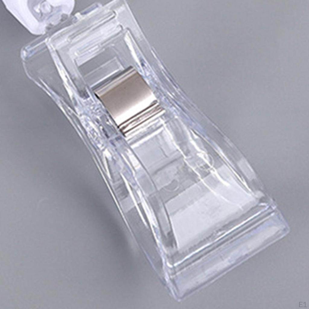 20 шт. зажимы для товарных вывесок с двойной головкой, держатель для дисплея цены, зажим на подставке для бирки