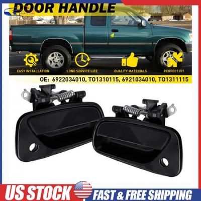 Наружная дверная ручка для Toyota T100 1993-98 гг. Передняя водительская пассажирская Черный рычаг
