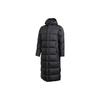 Windproof Warm Hooded Mid-Length Down Jacket Men Outerwear Black GE9995