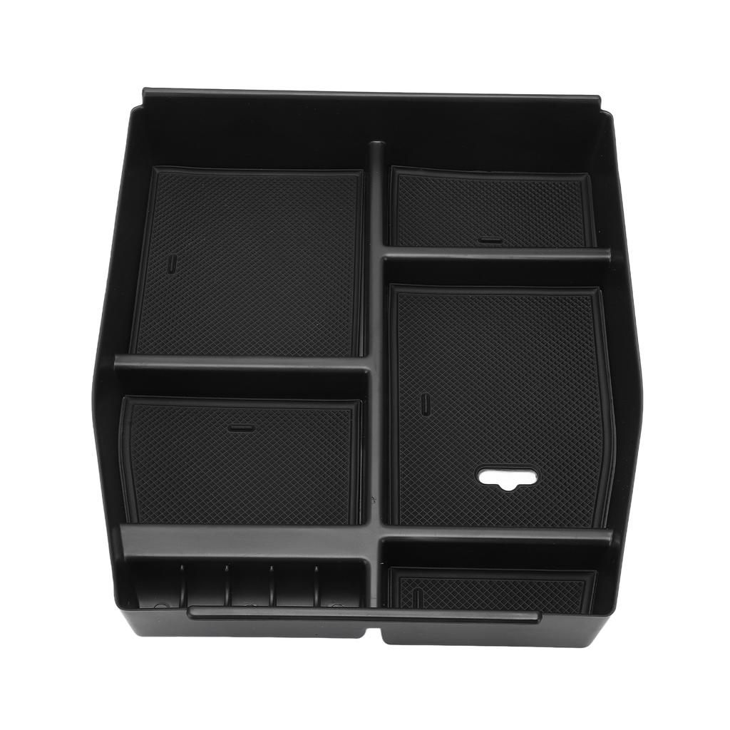 5 Slot Center Console Armrest Storage Box Car Interior Accessories Replacement for Ford 2015?2019