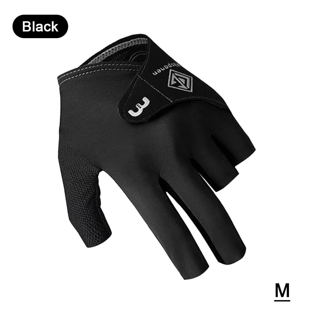 1 шт. Перчатки для бильярда без пальцев для левой руки, эластичные, дышащие, нескользящие, тонкие, самоклеящиеся, тканевые, фиксированные