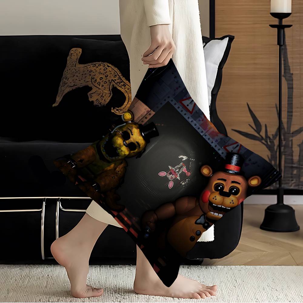 F-Fnaf Five-Nights-At-Freddys Maple Design Cushion Cover Happy Autumn Harvest Decor Holiday Decorati Pillow Cover