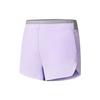 Color Block Moisture Wicking Breathable Casual Sports Shorts Women Shorts Light-Purple SC1239084-3