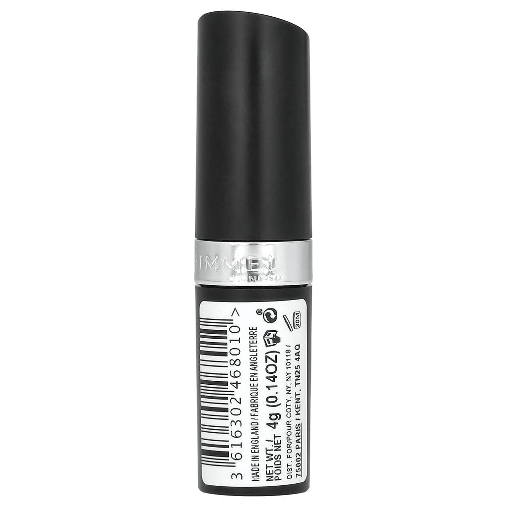 Rimmel London Стойкая помада с мягким сиянием, оттенок 902 матовый бордовый, 4 г (0,14 унции)