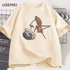 Marcus The Worm Tshirt for Unisex Unisex Y2k Clothes Design Printed Cotton Short Sleeve Round Neck Tshirt Streetwear Y2k Clothing