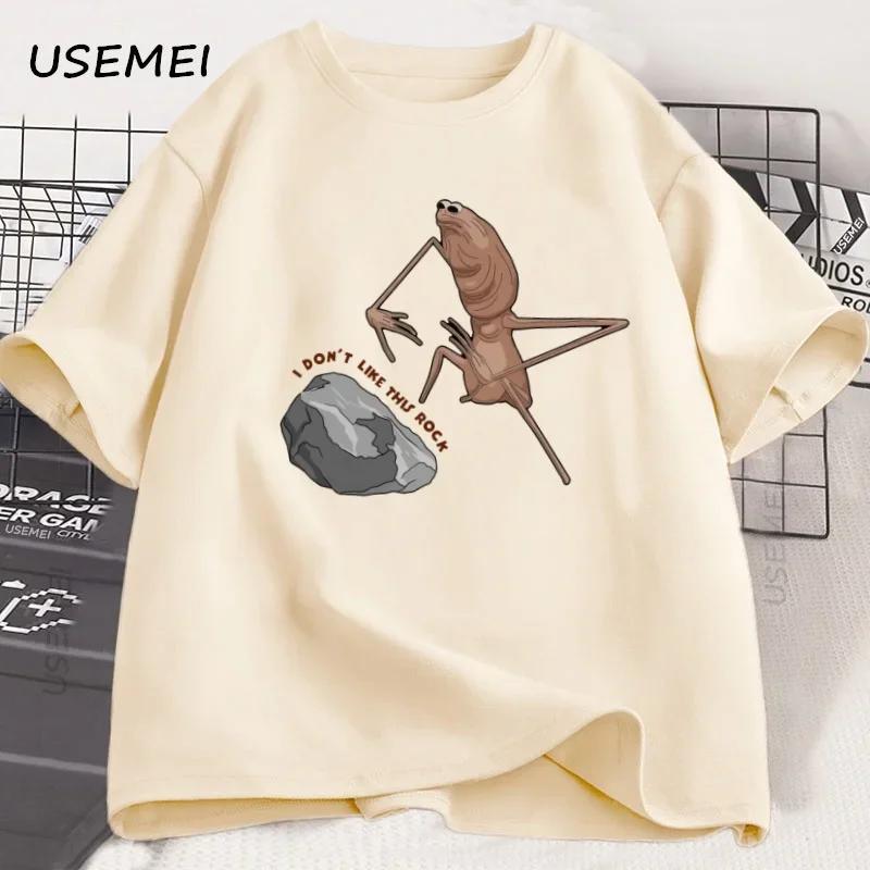 Marcus The Worm Tshirt for Unisex Unisex Y2k Clothes Design Printed Cotton Short Sleeve Round Neck Tshirt Streetwear Y2k Clothing