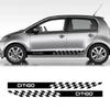 2 шт. Боковые наклейки на двери автомобиля Для Skoda CITIGO iv Sport Тюнинг Аксессуары Полосы на кузов Автомобильный стайлинг юбки Виниловая пленка Наклейки