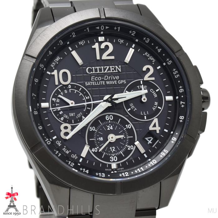Citizen Attesa GPS Спутниковый Хронограф Super Titanium T023525 Eco-Drive Радиоуправляемый CC9075-52F F900