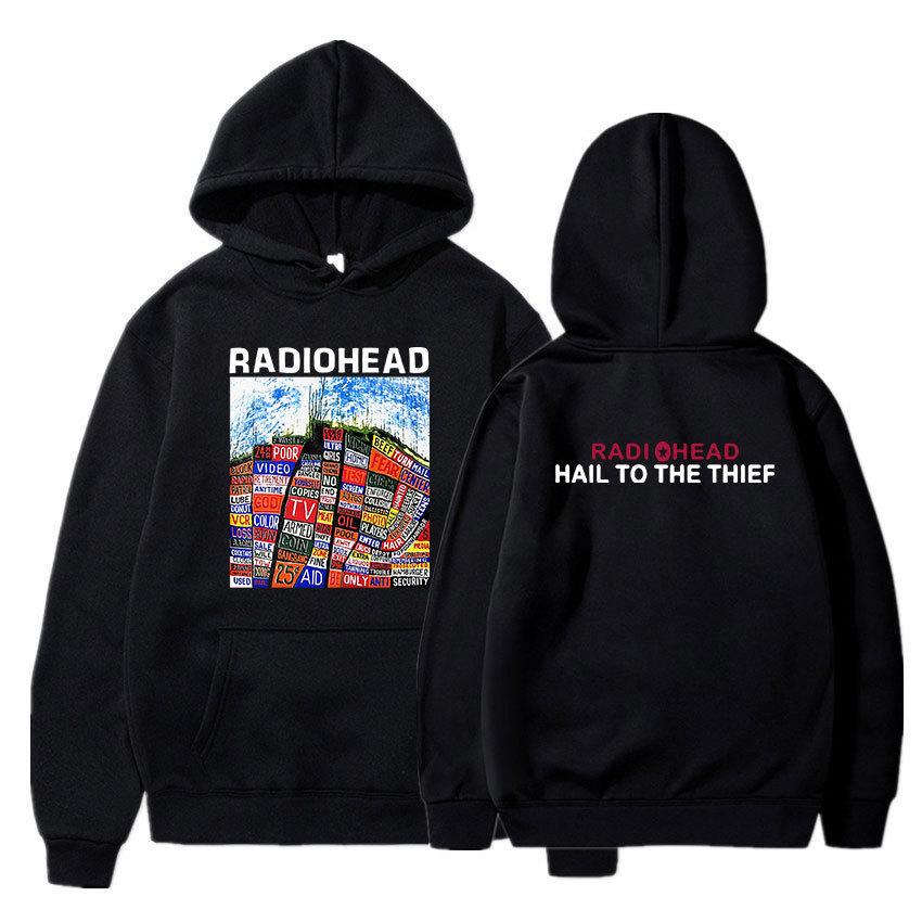 Винтажная толстовка Radiohead - Стиль Хип-Хоп Музыки