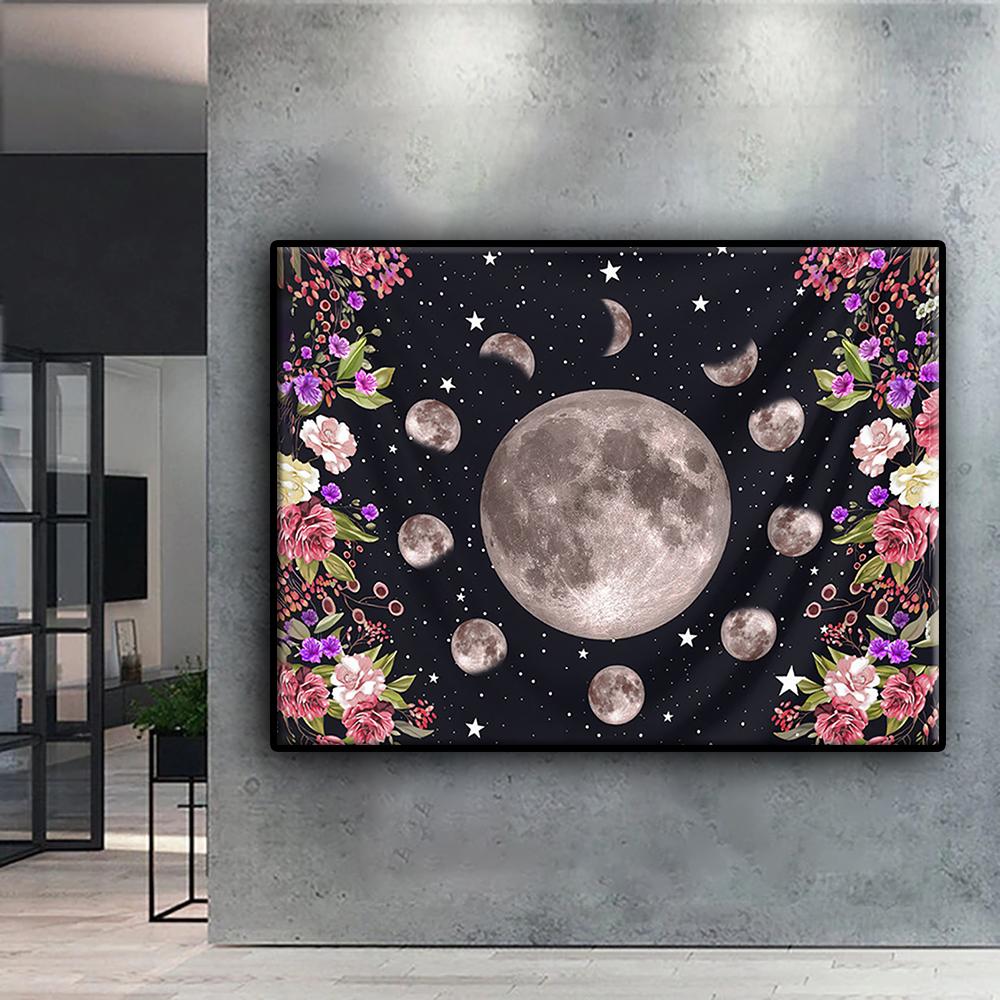 5D DIY Фаза Луны Вышивка крестом Стразы Алмазный рисунок Вышивка Мозаика Домашний декор