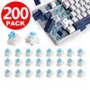 200/10Pcs 3Pin Replacement Mechanical Keyboard Switch Blue Color DIY Keyboards Clicker Key for LED Gaming Keyboards