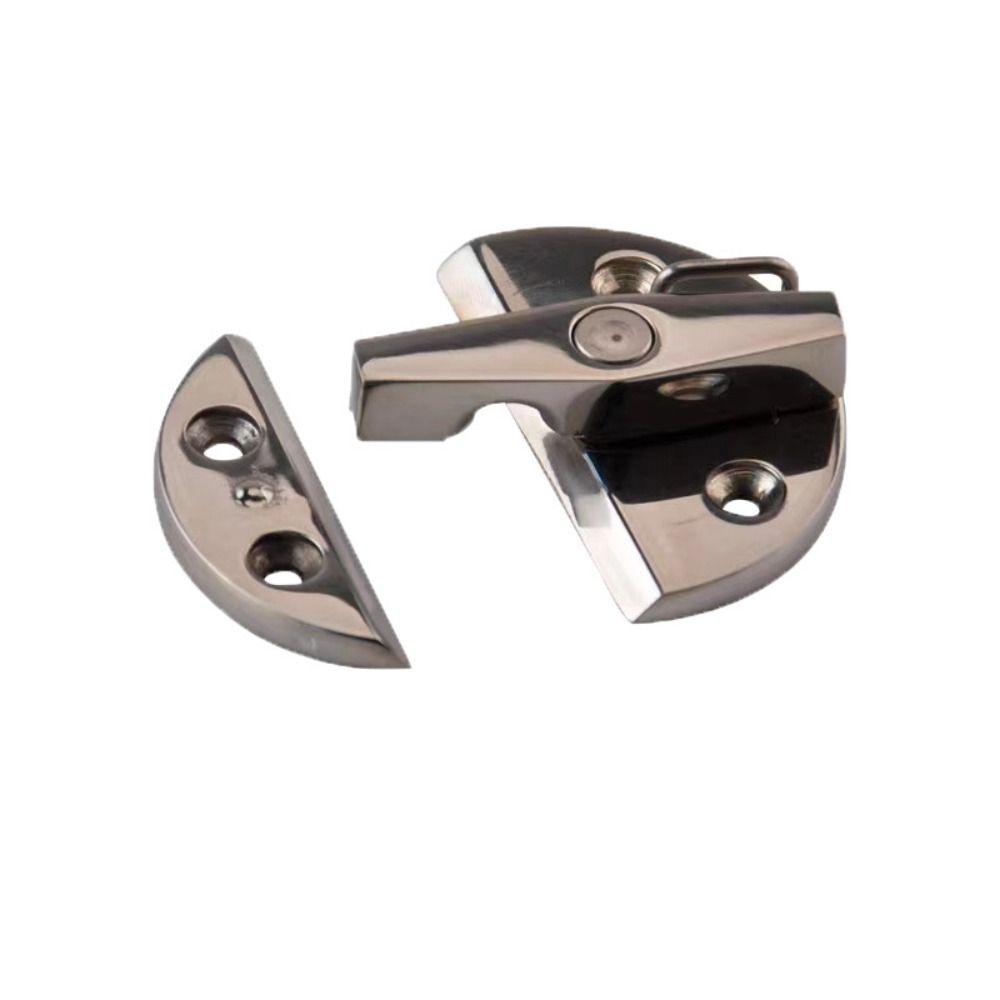 Round Shape Round Catch Lock 316 Stainless Steel Boat Hardware Accessories Boat Cabinets