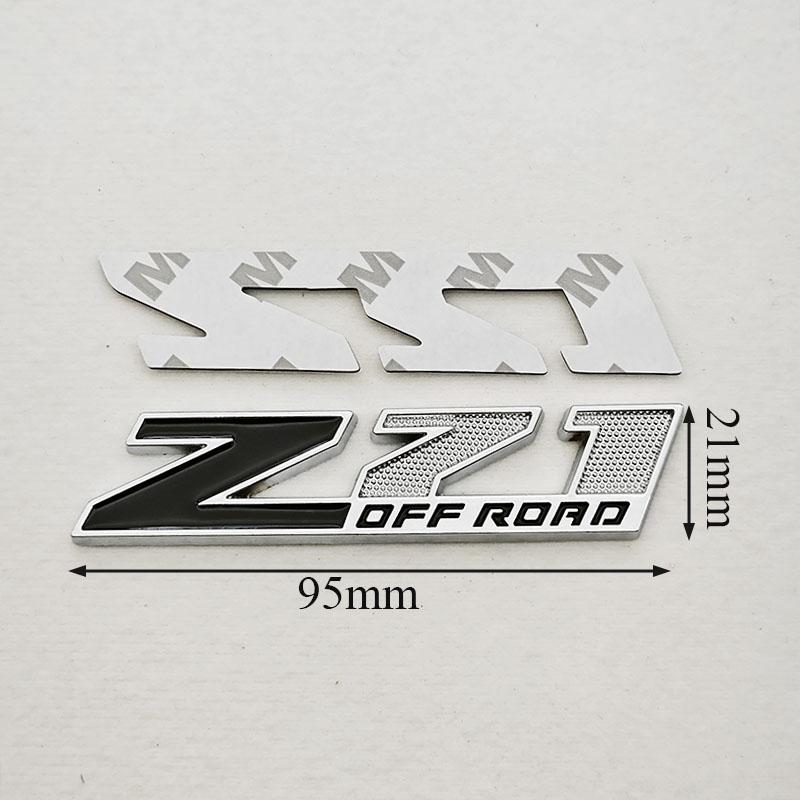 3D Metal Car Styling Logo Z71 OFFRoad Grille Badge Sticker Emblem For Chevrolet Silverado Equinox Colorado Blazer Traverse Tahoe