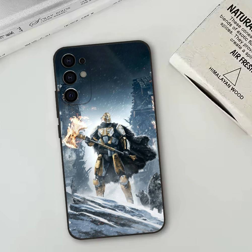 Destiny Phone Case Black Silicone Soft For Samsung S25,S24,S21,S22,S23,S30,Ultra,S20,Plus,Fe,Lite