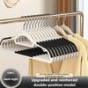 10-20PCS Trend Wide Shoulder No Trace Clothes Hangers Home and Closet Storage Anti-Slip Thickened Plastic Hanger Dry and Wet Use