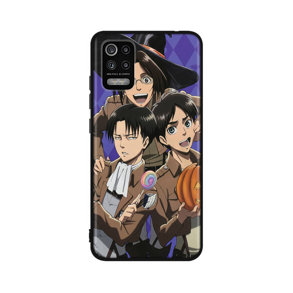 DT9 Attack On Titan Case for Xiaomi Poco X6 X4 M5 M6 F5 F6 C65 C55 C50 C51 C40 Redmi Note 7 8 14C A3X 13C 12C 11 10A 9C Pro Black Sofe Cover