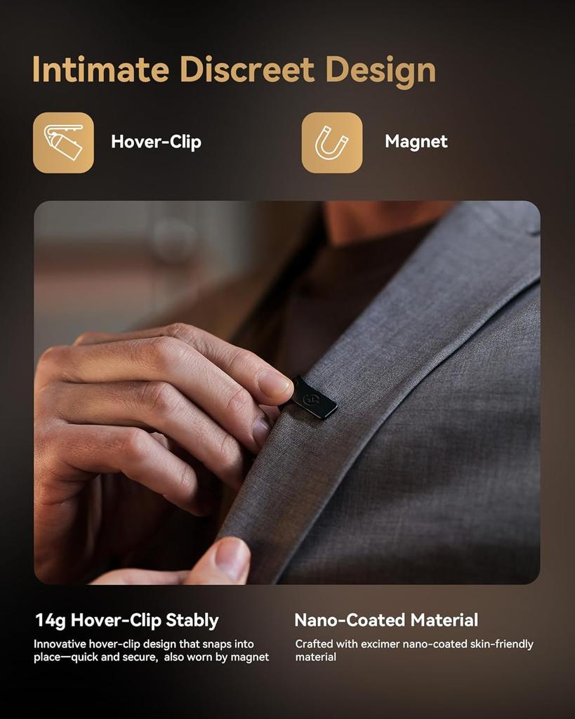 Беспроводной микрофон Hollyland Lark MAX 2 Ultimate Combo для iPhone/камеры/Android, шумоподавление ИИ, беспроводной мониторинг, таймкод