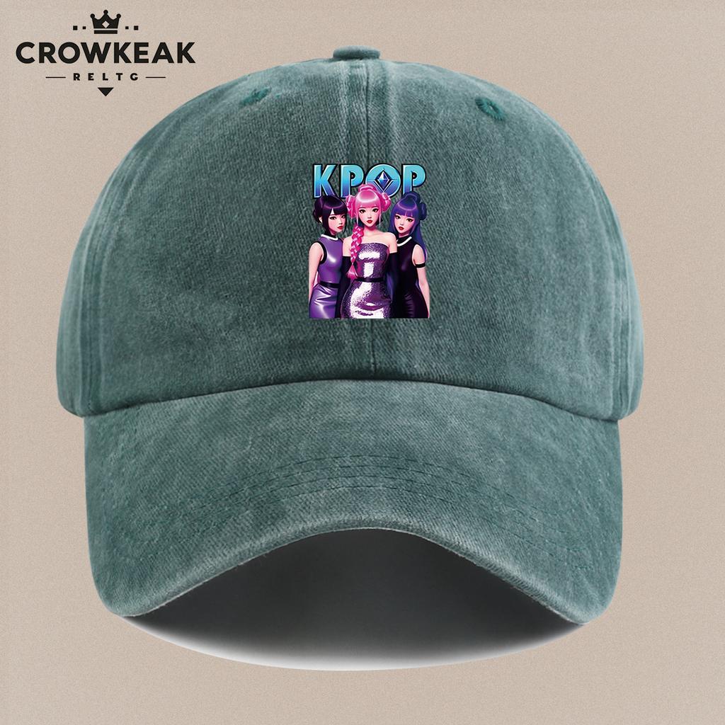 pc KPOP Themed Group Character Print Baseball Cap Fashionable And Trendy Sun Hat Cool And EyeCatching Unisex Baseball Cap