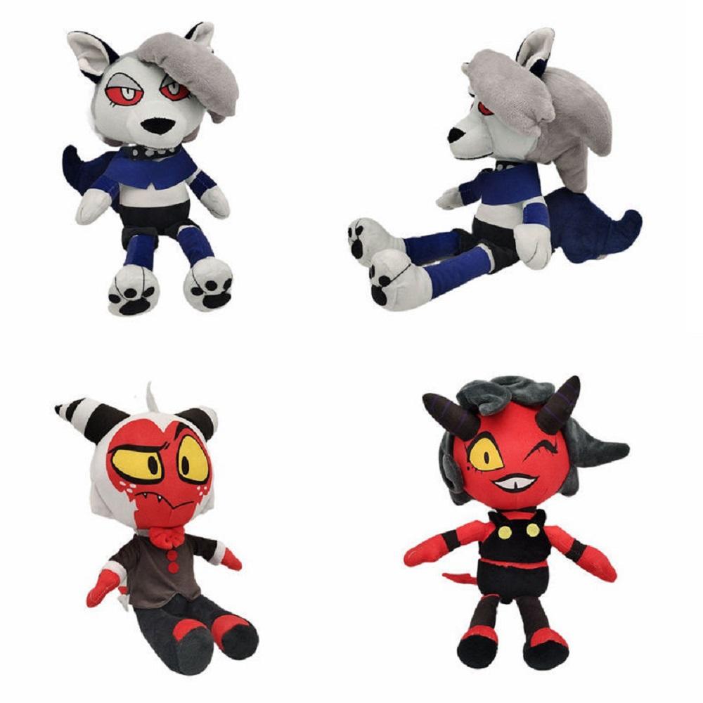 Helluva Boss The Circus Blitzo's Teddy Plush Toy Animal Cartoon Character Stuffed Soft Toy Children Christmas Birthday Gift