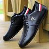 Men's Casual Leather Loafers - Spring & Autumn Trend, Korean Style
