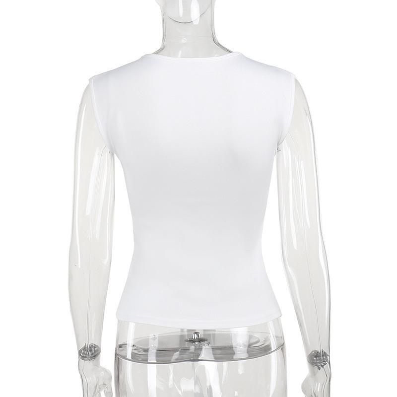 Летние сексуальные рубашки с открытой спиной на шнуровке для женщин, пляжные тонкие рукава с глубоким V-образным вырезом и бантом, укороченный топ с бантом, популярные уличные повседневные топы с вырезами