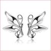 Temperament Small Butterfly Stud Earrings Women, Корейская версия Cute Butterfly, Посеребренные украшения, Женщины