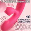 Beginner Clitoral Nipple Stimulation Dildo Vibrator Female 10 Vibrating Modes Vagin Orgam Sex Toys for Women Couples Pleasure
