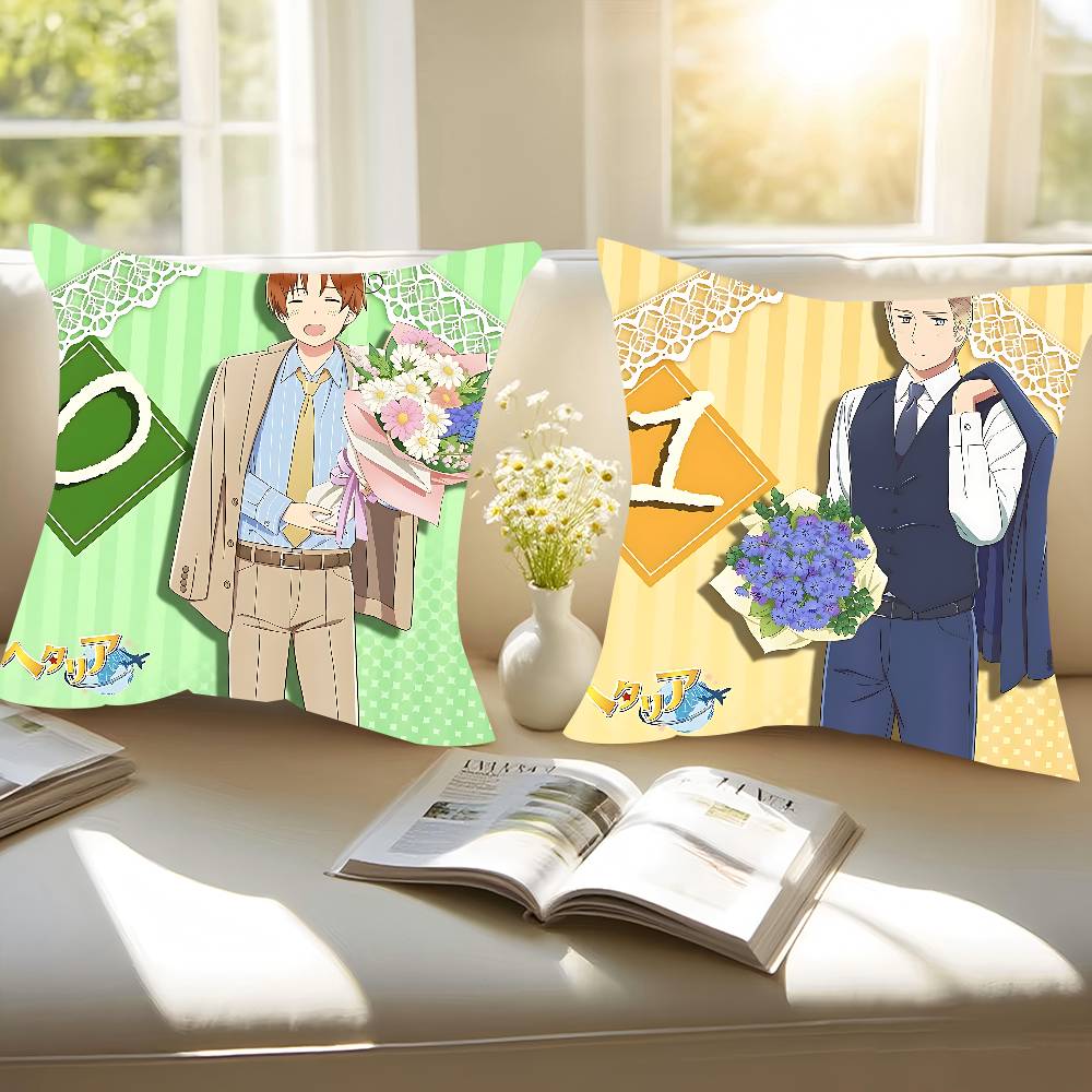 Наволочка Hetalia World Stars Съемная Моющаяся Наволочка – Мягкий Лен для Всех Сезонов