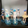 Whole Set Anime Life In A Different World From Zero Figurine REM Emilia PVC Action Figure