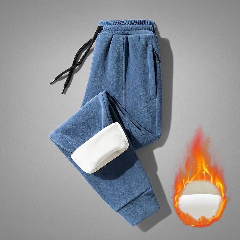 Мужская осенне-зимняя мода больших размеров, корсетные брюки, свободные спортивные повседневные брюки из флиса Auger