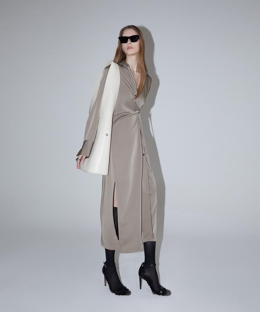 Rene J Shirt Wrap Dress