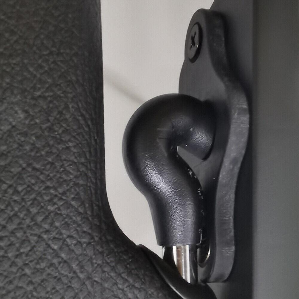 2Pcs For 18-22 Jeep Wrangler JK JL Gladiator JT Sun Visor Clip with Screws Black